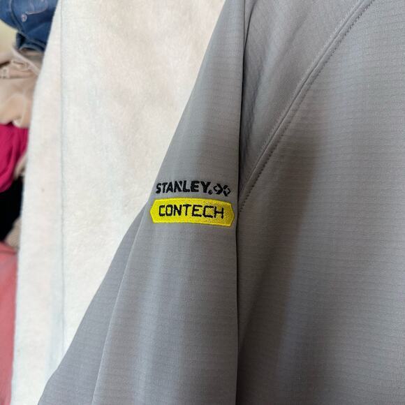 The North Face Men's Mountain Peaks Quarter Zip Fleece Gray Size Large - Picture 15 of 16